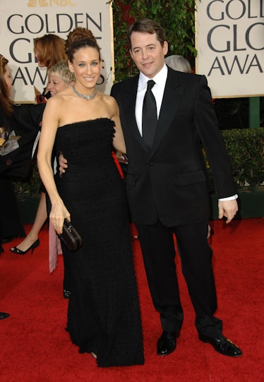 Sarah Jessica Parker and Matthew Broderick during The 63rd Annual Golden Globe Awards